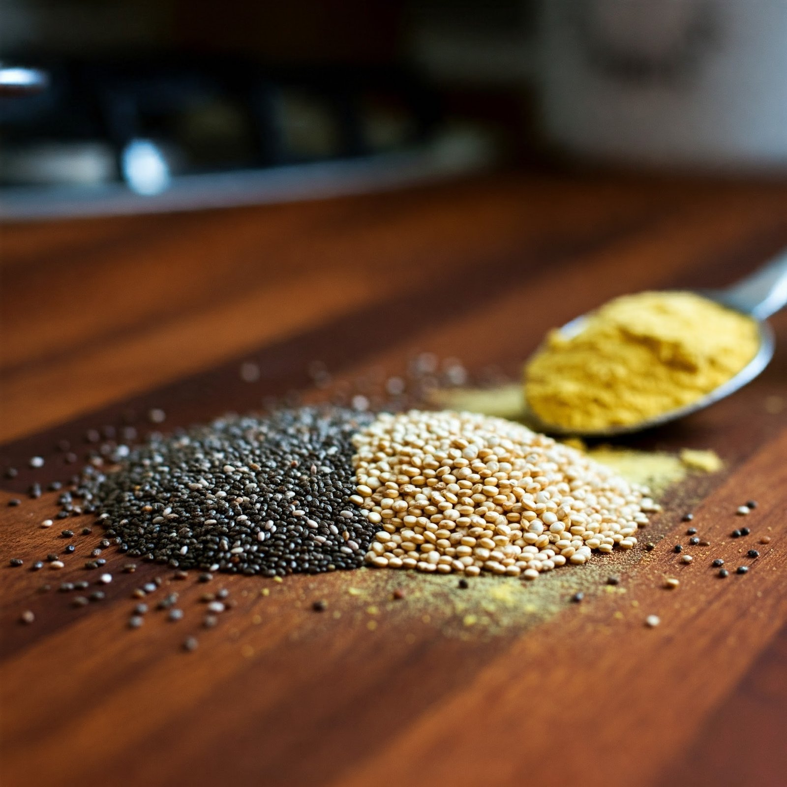 Seeds lying on ground